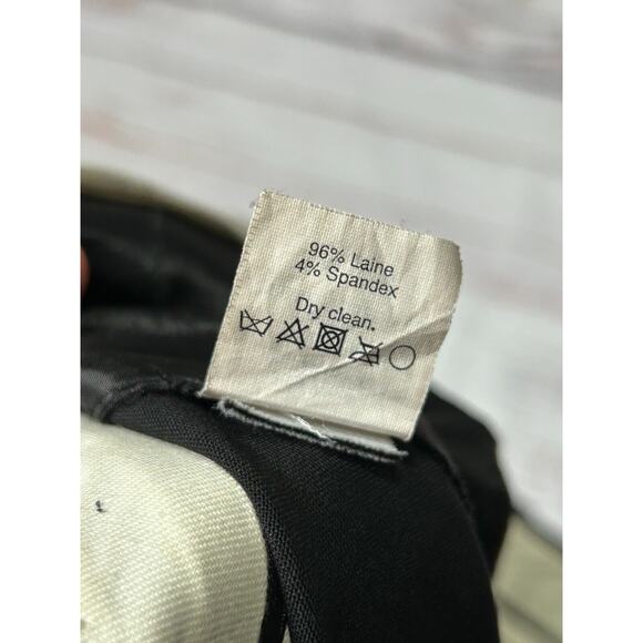 J.Crew Tollegno 1900 Women's Black Favorite Fit Straight Leg Dress Pants Size 6 - Picture 6 of 9